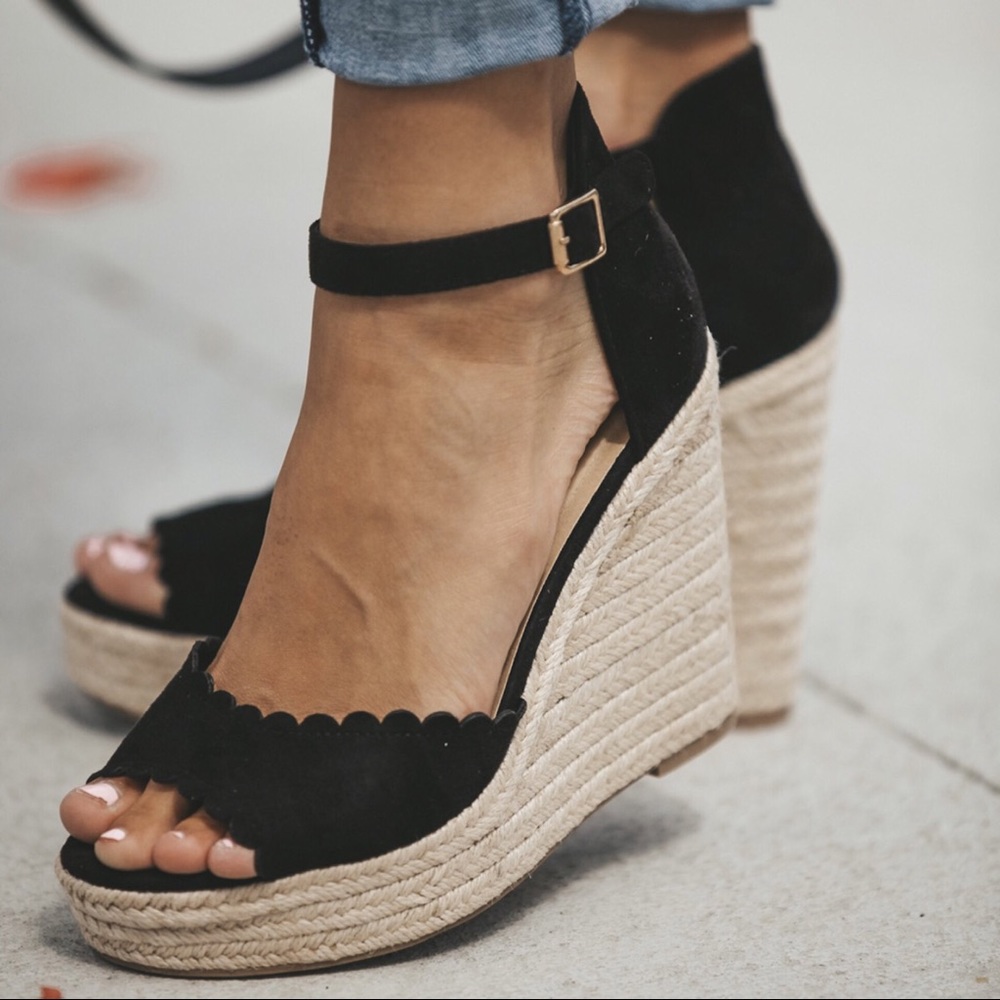 1 LEFT‼️Wedge Espadrilles - Picture 6 of 8
